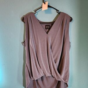 Slate Hi Lo Tank Top